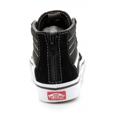 Chaussures à lacets elastique zippées pour enfant Sk8-Hi Zip noir-blanc vn000xg5y281