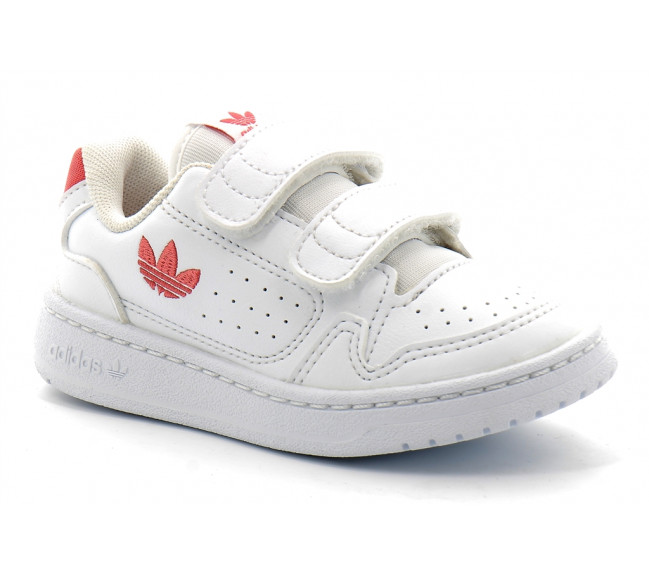 adidas ny 90 kids blanc-rose gz9125----