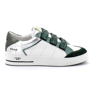 Basket mode basse à scratch pour femme GAREN vert 6456