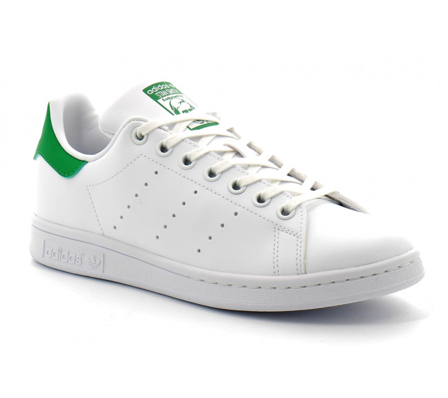 Chaussures de sport stan smith pour enfant blanc-vert fx7519/jp9710