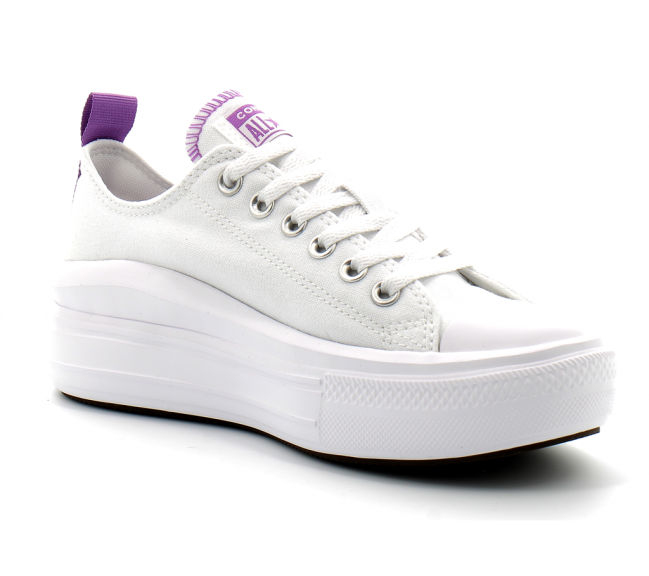 converse chuck taylor all star ox move blanc 271717c