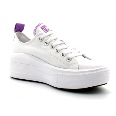 converse chuck taylor all star ox move blanc 271717c