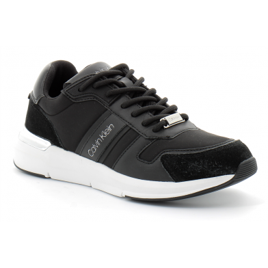 calvin klein sneakers black hwohw00643ogs