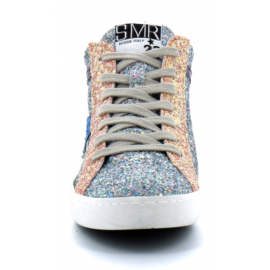 Basket mode montante à lacet pour femme ALPHA mutlicolor 2296