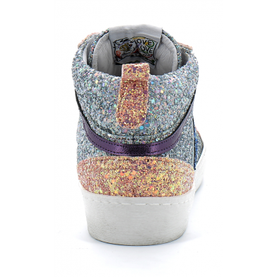 Basket mode montante à lacet pour femme ALPHA mutlicolor 2296
