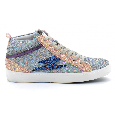 Basket mode montante à lacet pour femme ALPHA mutlicolor 2296