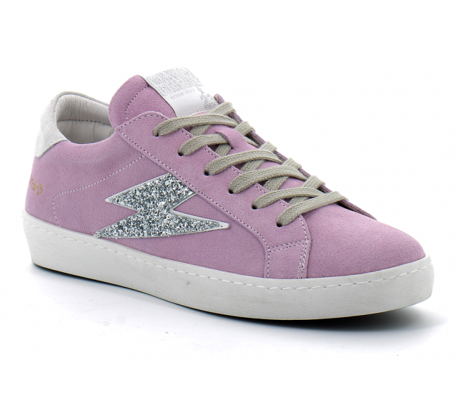 Basket mode basse à lacet pour femme Catri parme-violet 7604
