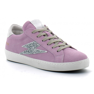 Basket mode basse à lacet pour femme Catri parme-violet 7604