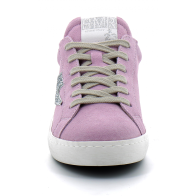 Basket mode basse à lacet pour femme Catri parme-violet 7604