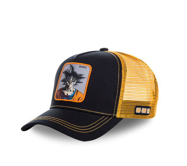 casquette junior trucker capslab by freegun noir cl/dbz/3/gokb