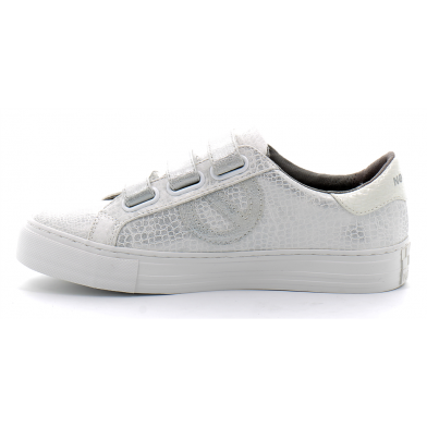 Basket mode à scratch pour femme ARCADE STRAPS SIDE white-white mngems0401