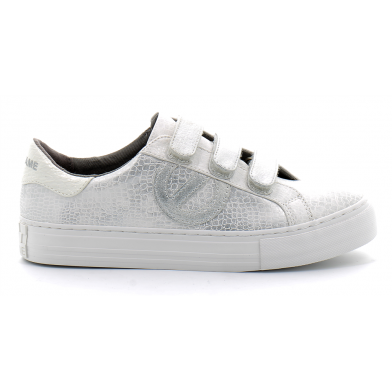 Basket mode à scratch pour femme ARCADE STRAPS SIDE white-white mngems0401