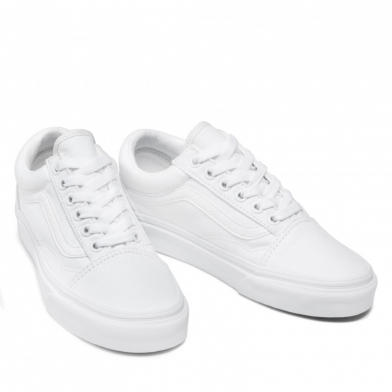 Chaussures basses à lacets pour adulte Old Skool blanc vn000d3hw001