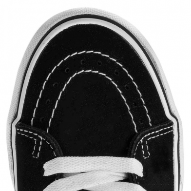 Chaussures montantes à lacets à plateforme pour femme Sk8-Hi noir-blanc vn0a3tknqxh1