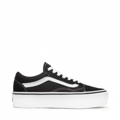 Chaussures basses à plateforme pour femme Platform Old Skool noir-blanc vn0a3b3uy281