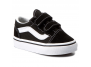 Chaussures à Scratch pour enfant Old Skool black-white vn000d3yblk1