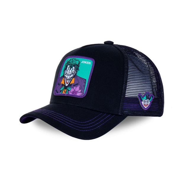 casquette trucker capslab by freegun dc comics noir cl/dc3/1/cas/jkr2