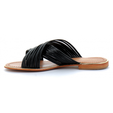 Mules pour femme Halloa noir 42307