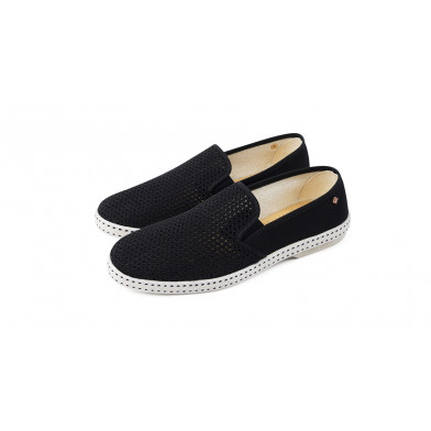 Espadrille pour adulte en toile de coton CLASSIQUE TOILE & FILET noir 2001