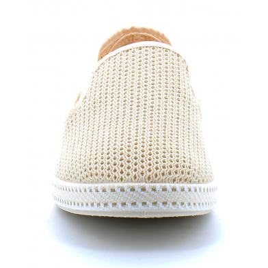 Espadrille pour adulte en toile de coton CLASSIQUE TOILE & FILET beige 2002