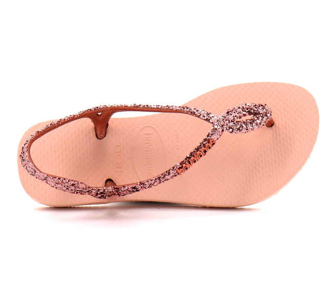 Sandales à paillettes pour enfant Luna Premium II pink 4147009.5977