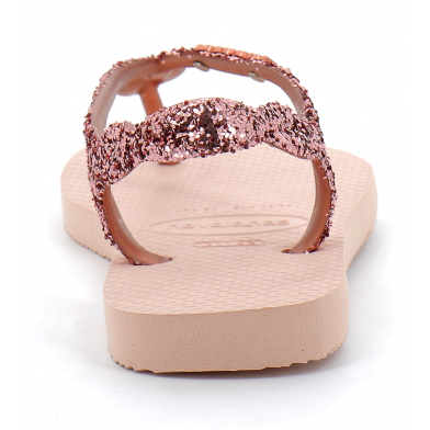 Sandales à paillettes pour enfant Luna Premium II pink 4147009.5977