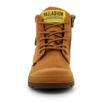 Chaussure enfant waterproof en cuir mahogany 57216-257-m