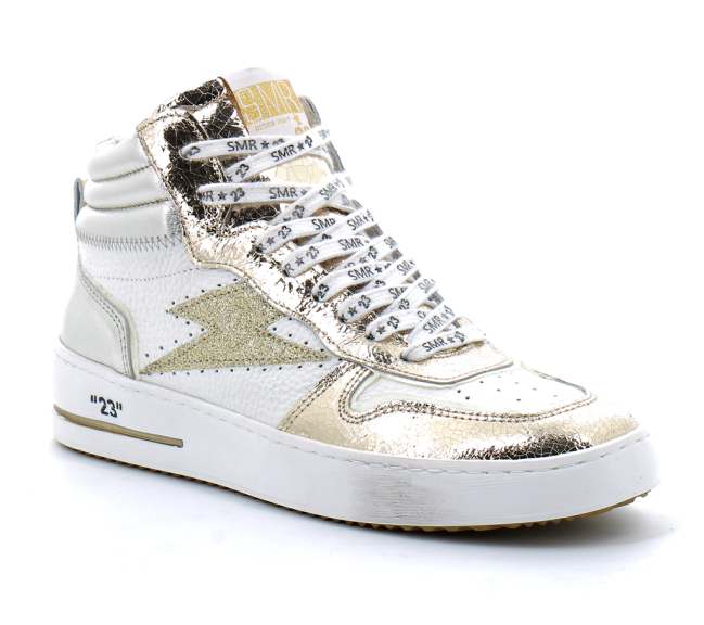 Basket mode montante à lacet pour femme QUITO or 7513