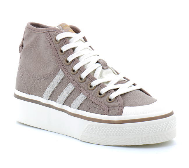Baskets femme adidas Originals Nizza Platform beige/taupe hq6237