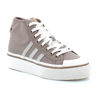 Baskets femme adidas Originals Nizza Platform beige/taupe hq6237