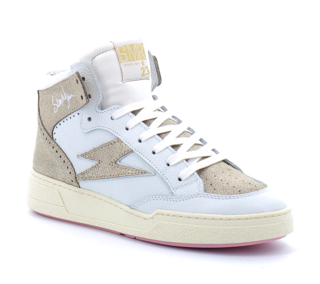 Basket mode montante à lacet pour femme Braga or 9480