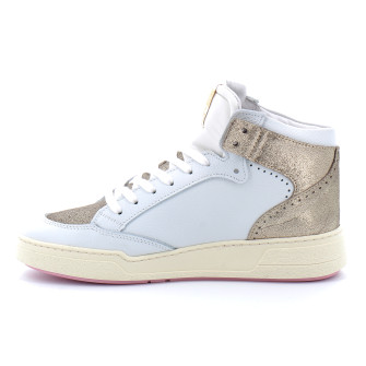 Basket mode montante à lacet pour femme Braga or 9480