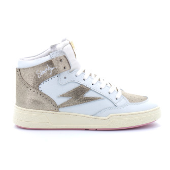 Basket mode montante à lacet pour femme Braga or 9480