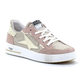 Basket mode pour femme ALE or rose 9557