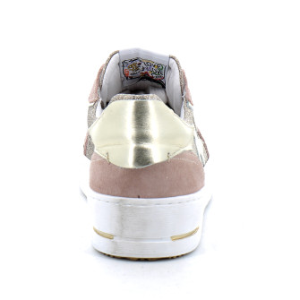 Basket mode pour femme ALE or rose 9557
