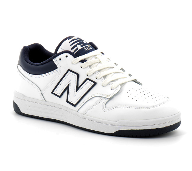 Basket pour adullte BB480 blanc/bleu. bb480lwn