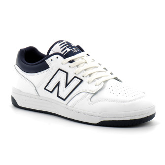 Basket pour adullte BB480 blanc/bleu. bb480lwn
