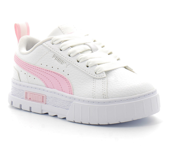 Basket à lacet pour enfant Mayze white/pink 384528-16