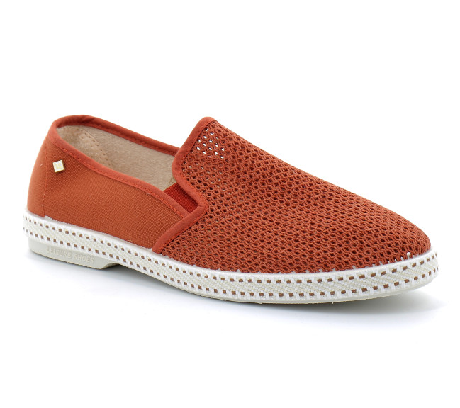 Espadrille pour adulte en toile de coton CLASSIQUE TOILE & FILET terracotta 2027