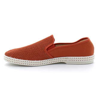 Espadrille pour adulte en toile de coton CLASSIQUE TOILE & FILET terracotta 2027