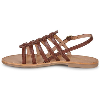 Sandales spartiates pour femme Hikano tan 63503