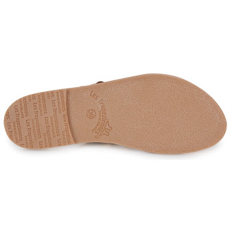 Sandales spartiates pour femme Hikano or/craquele 63504