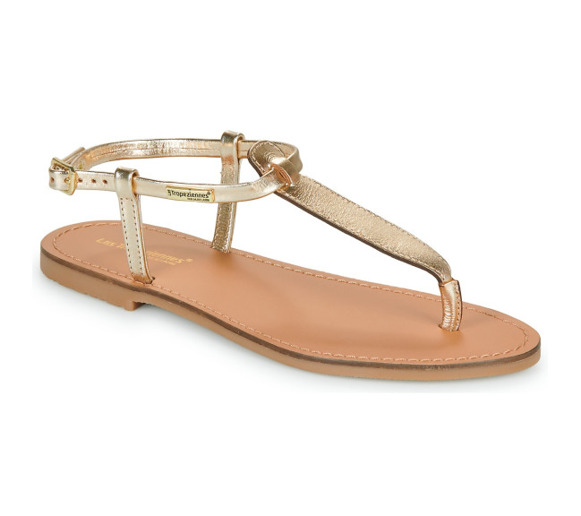 Sandales pour femme à entre-doigts Harvil or 63467