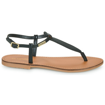 Sandales pour femme à entre-doigts Harvil noir 63468