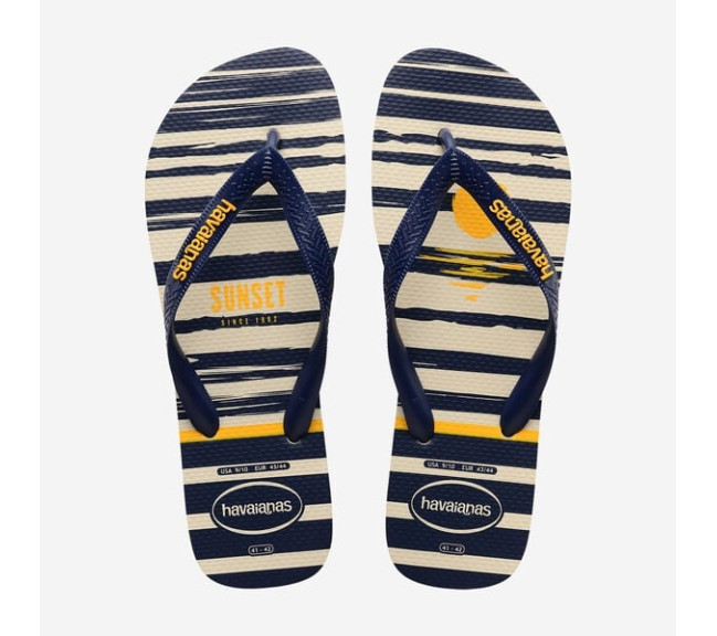 Tong pour adulte Top Nautical beige-bleu 4137126.8009
