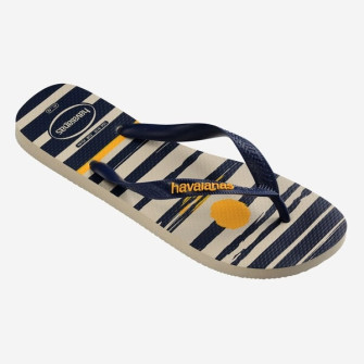 Tong pour adulte Top Nautical beige-bleu 4137126.8009
