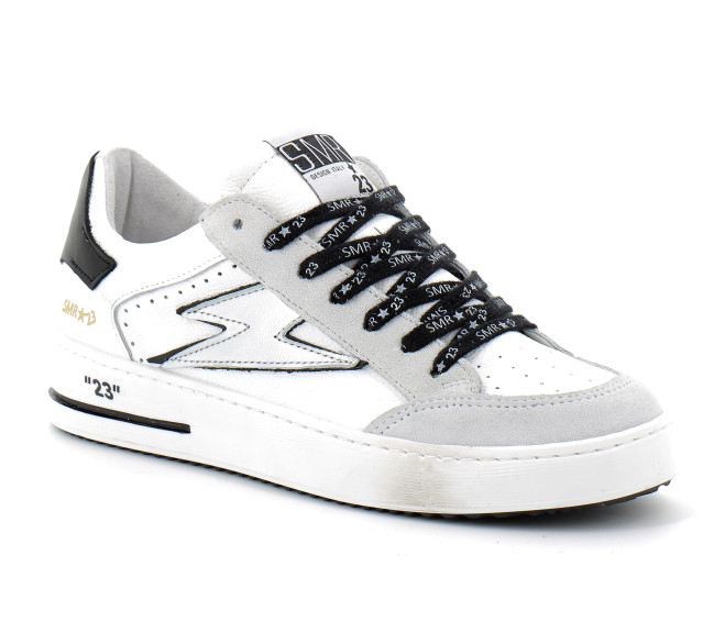 Basket mode basse à lacet pour femme NOUBAR blanc-argent 10489