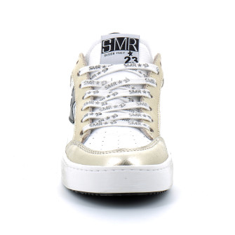 Basket mode basse à lacet pour femme NOUBAR blanc-or 10496