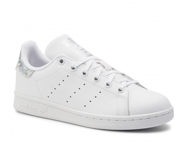 Chaussures de sport stan smith pour enfant blanc-diamant ee8483
