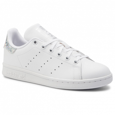 Chaussures de sport stan smith pour enfant blanc-diamant ee8483